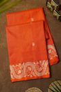 Fancy Silk Orange Saree