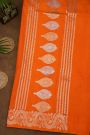 Fancy Silk Orange Saree