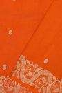 Fancy Silk Orange Saree