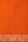 Fancy Silk Orange Saree