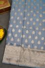 Banarasi Grey  Silk Saree