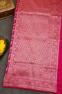 Banarasi Silk Rani Pink Saree