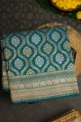 Banarasi Silk Teal Blue  Saree
