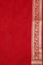Banarasi Silk Red Saree