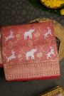 Banarasi Silk Red  Saree