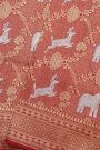 Banarasi Silk Red  Saree