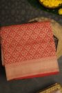 Banarasi Silk Red Saree