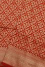 Banarasi Silk Red Saree