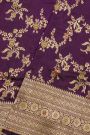 Banarasi Silk Purple Saree