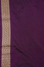 Banarasi Silk Purple Saree