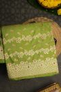 Banarasi Silk Parrot Green Saree