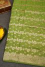 Banarasi Silk Parrot Green Saree