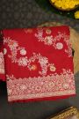 Banarasi Silk Red Saree