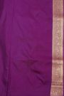 Banarasi Silk Purple Saree