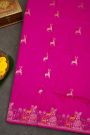 Banarasi Silk Rani Pink Saree