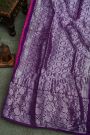 Bandhani Silk Magenta  Saree