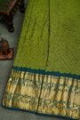 Bandhani Silk Mehendi Green  Saree