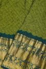 Bandhani Silk Mehendi Green  Saree