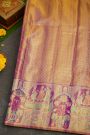 Kancheepuram Tissue Blue  Saree