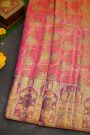 Kancheepuram Tissue Pink  Saree