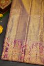 Kancheepuram Tissue Pink  Saree
