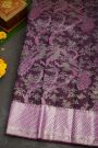 Kancheepuram Silk Wine Saree