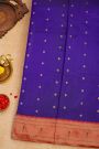 Paithani Silk Royal Blue Saree