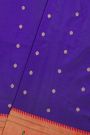 Paithani Silk Royal Blue Saree