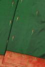 Paithani Silk Bottle Green Saree
