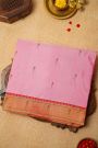 Paithani Silk Baby Pink Saree
