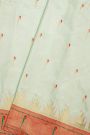 Paithani Silk Tiffany Blue Saree