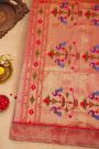 Paithani Silk Rani Pink Saree