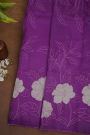 Fancy Organza Purple Saree