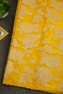 Fancy Organza Yellow Saree