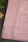 Fancy Organza Baby Pink Saree