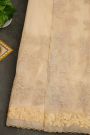 Fancy Organza Cream Saree