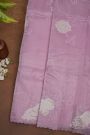 Designer Organza Lavender Saree