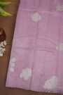 Designer Organza Lavender Saree