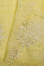 Designer Organza Yellow Saree