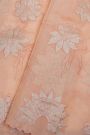 Designer Organza Peach Saree