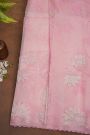 Designer Organza Pink Saree