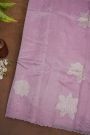 Designer Organza Lavender Saree