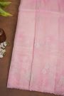 Designer Organza Light Pink Saree
