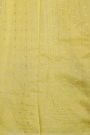 Designer Organza Yellow Saree