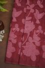 Designer Organza Marron Saree