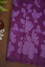 Designer Organza Purple Saree