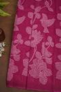 Designer Organza Magenta Saree