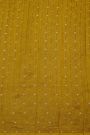Designer Organza Mustard Saree