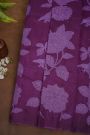 Designer Organza Violet Saree