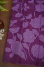 Designer Organza Violet Saree